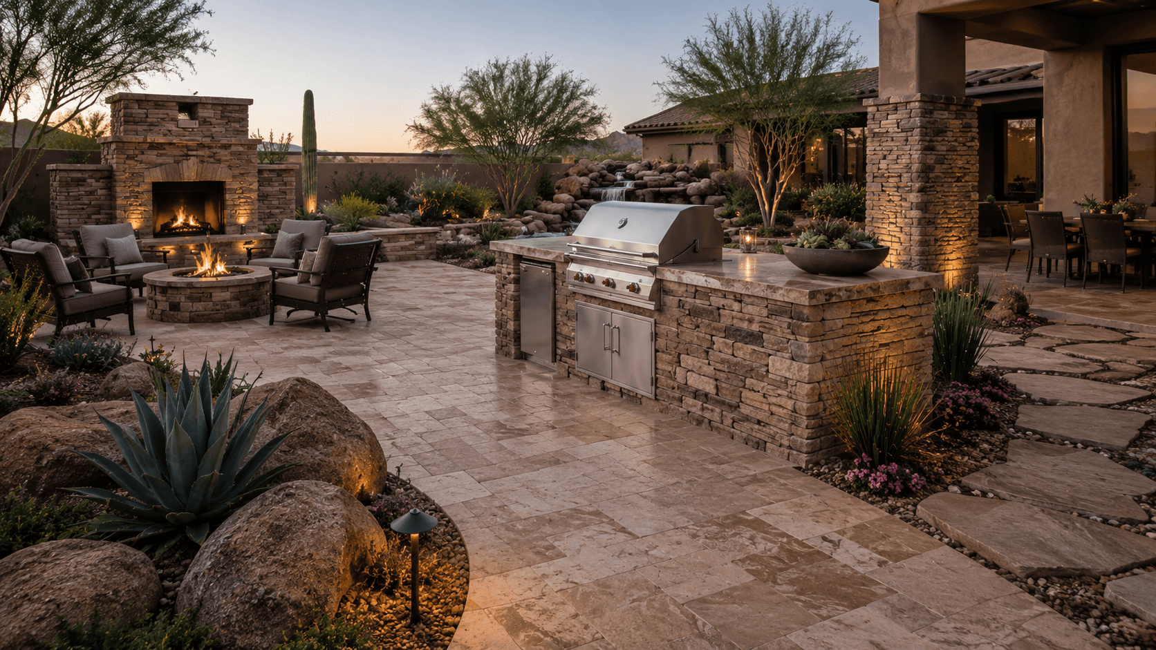 Outdoor Living Built for Arizona by Red Cardinal Construction